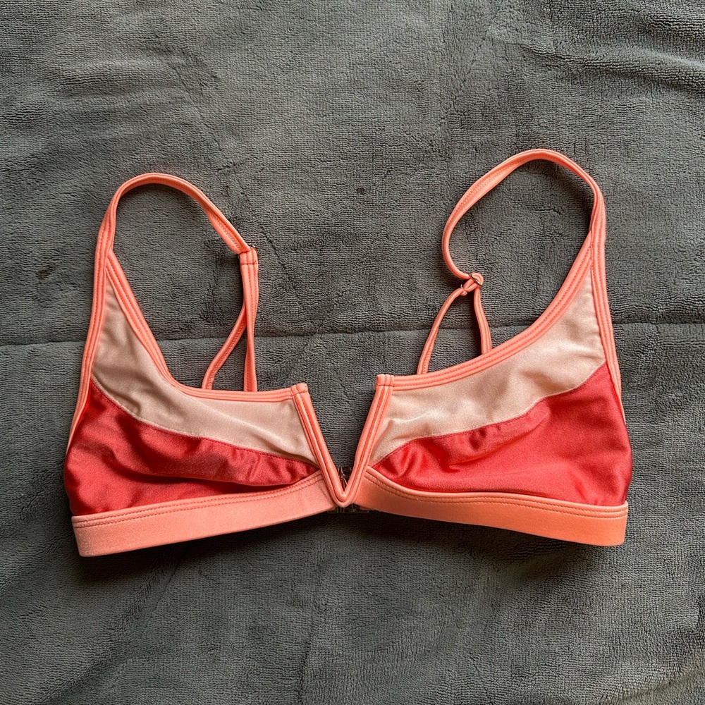 FAE coral bikini top